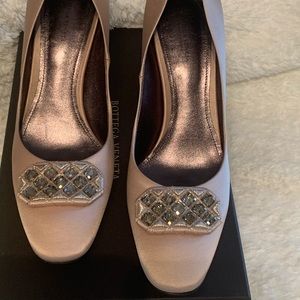 Bottega Veneta satin heels